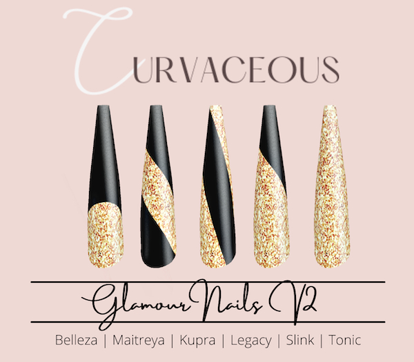 Second Life Marketplace {Curvaceous} Glamour Nails V2
